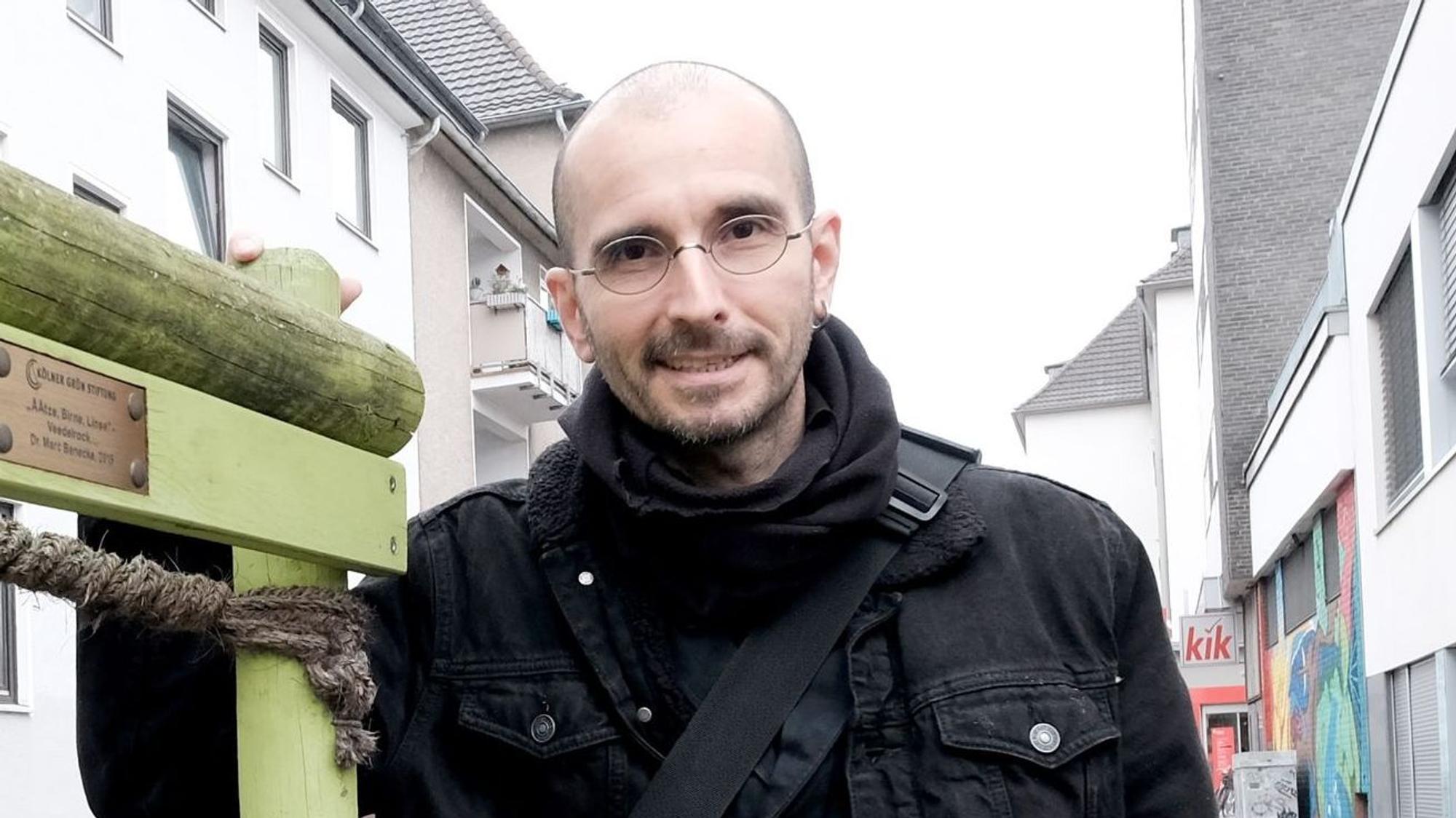 Der Biologe Mark Benecke in Köln