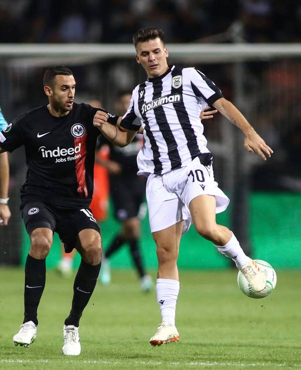 Ellyes Skhiri im Conference-League-Spiel gegen Saloniki.