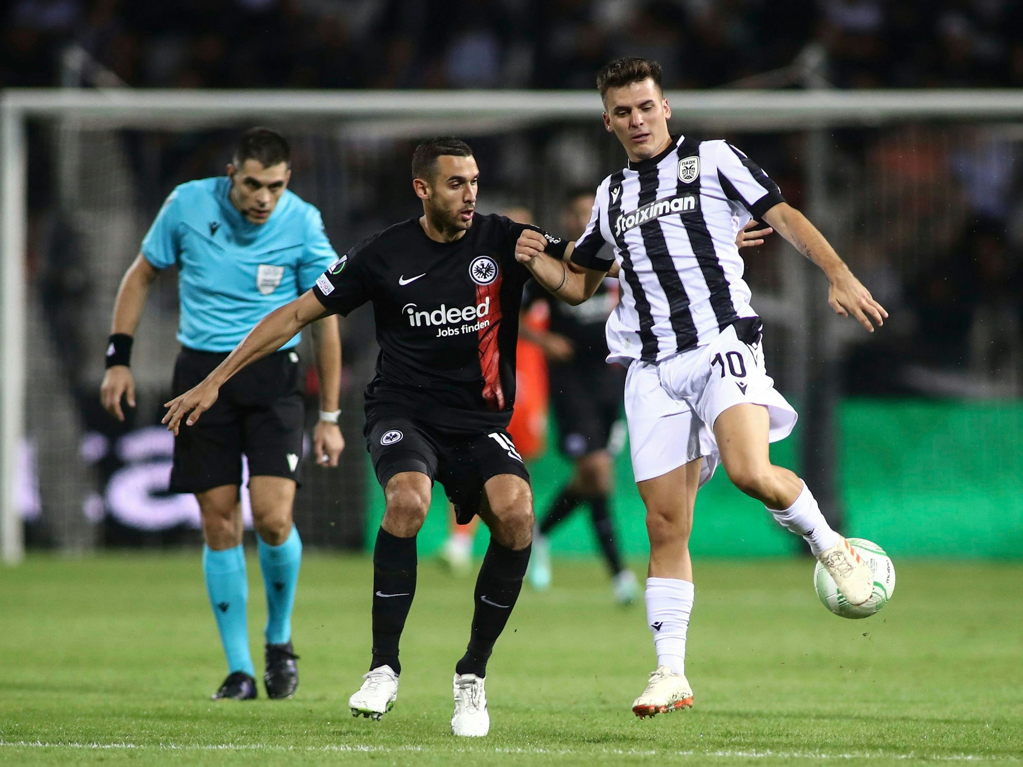 Ellyes Skhiri im Conference-League-Spiel gegen Saloniki.