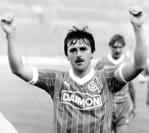 Klaus Allofs jubelt.