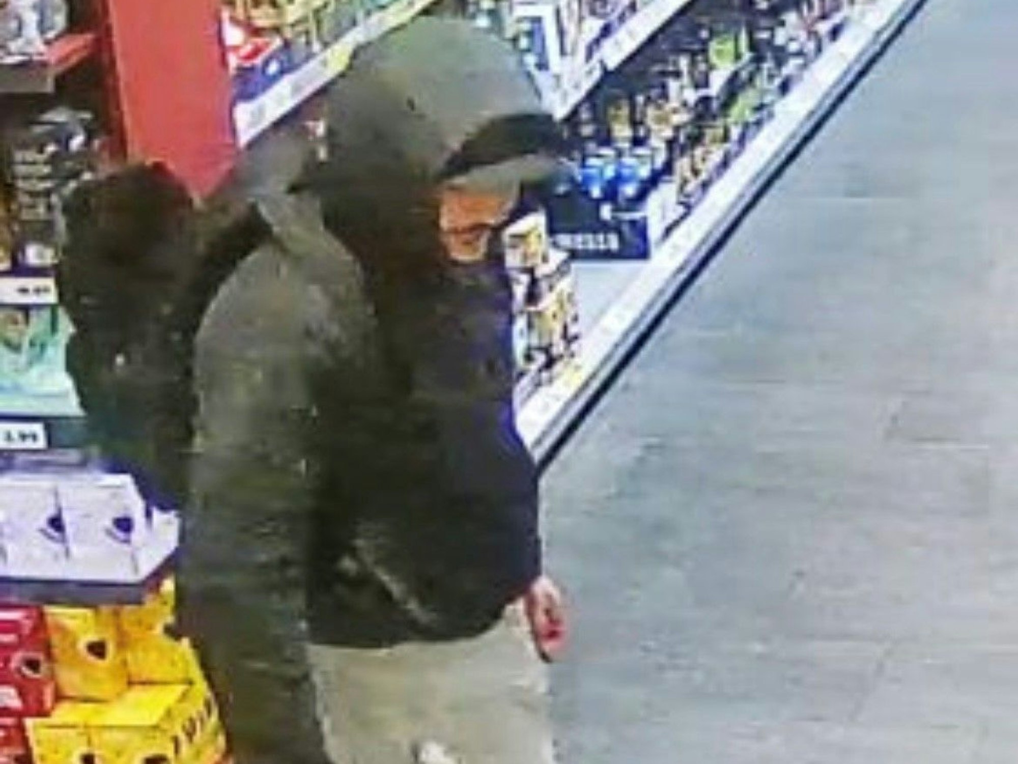 Fahndungsfoto zu einem der Täter