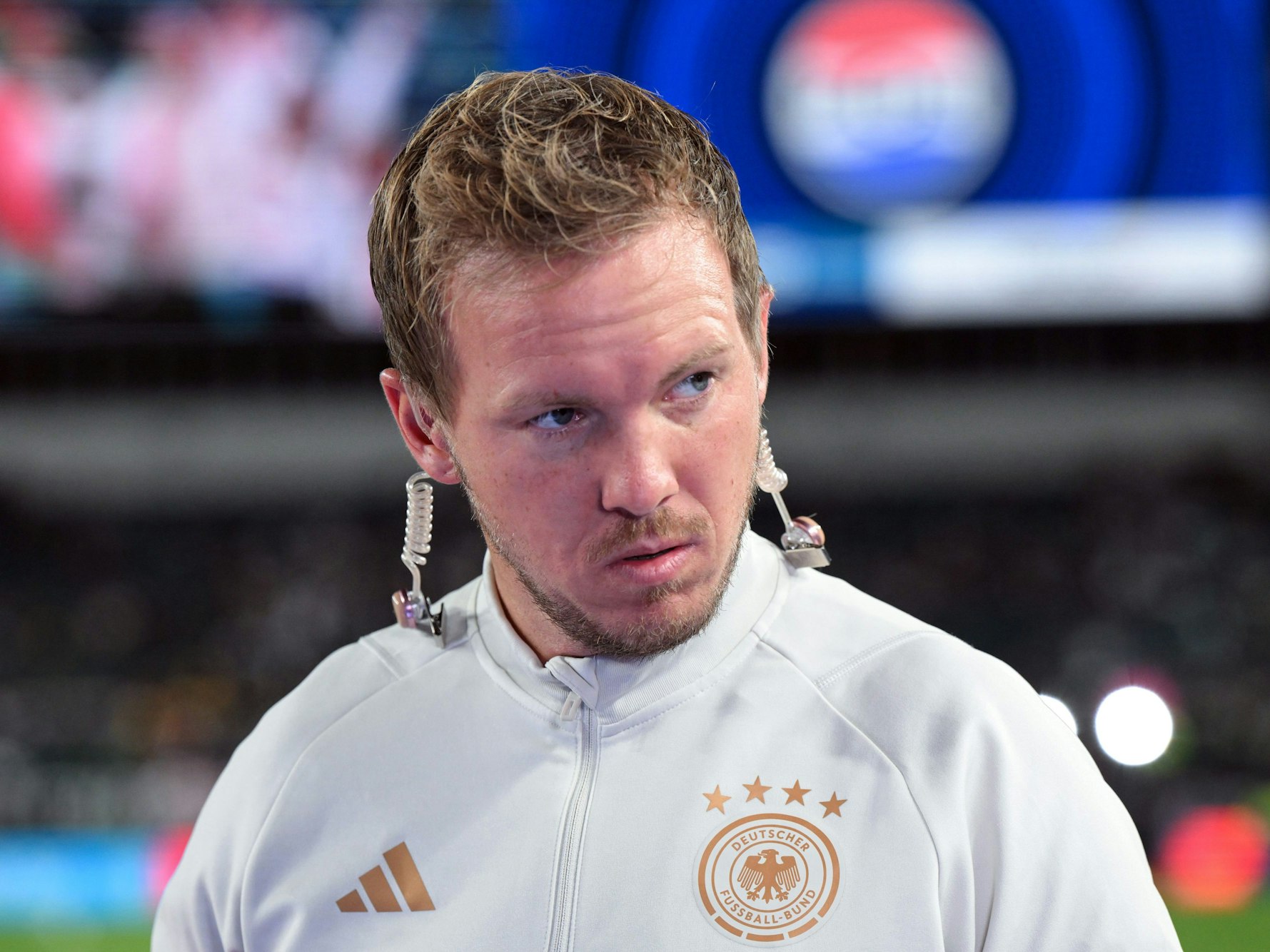 Bundestrainer Julian Nagelsmann vor dem Spiel.