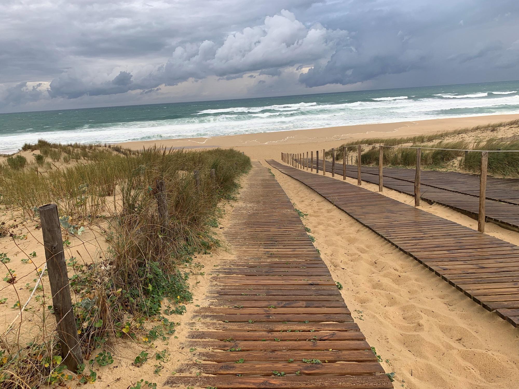 Zugang zum Strand Plage du Truc Vert