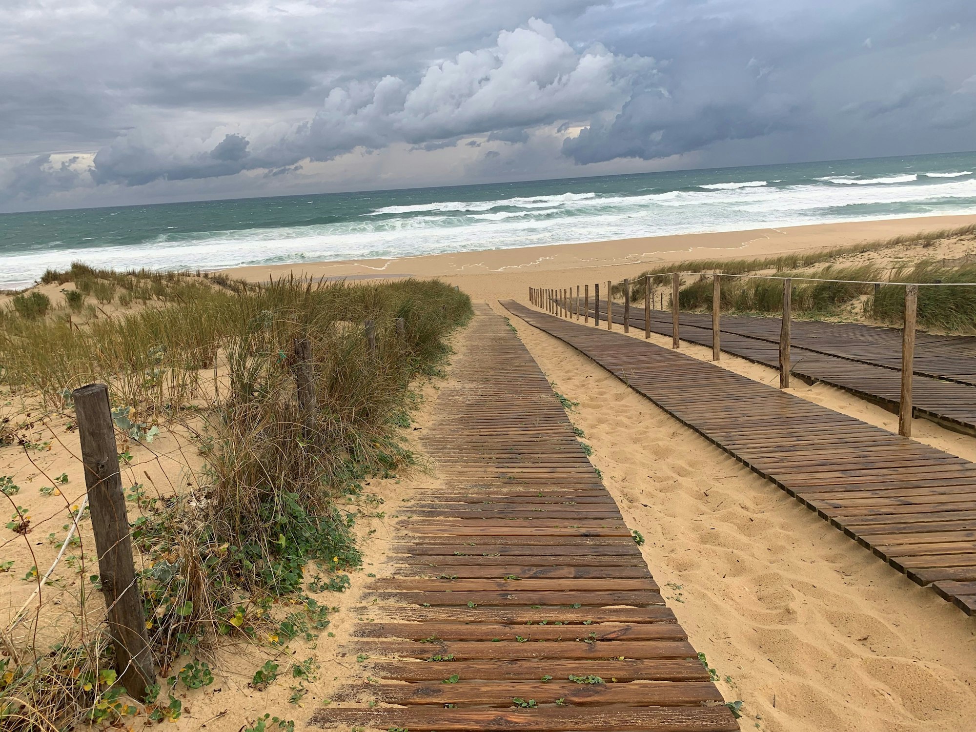 Zugang zum Strand Plage du Truc Vert