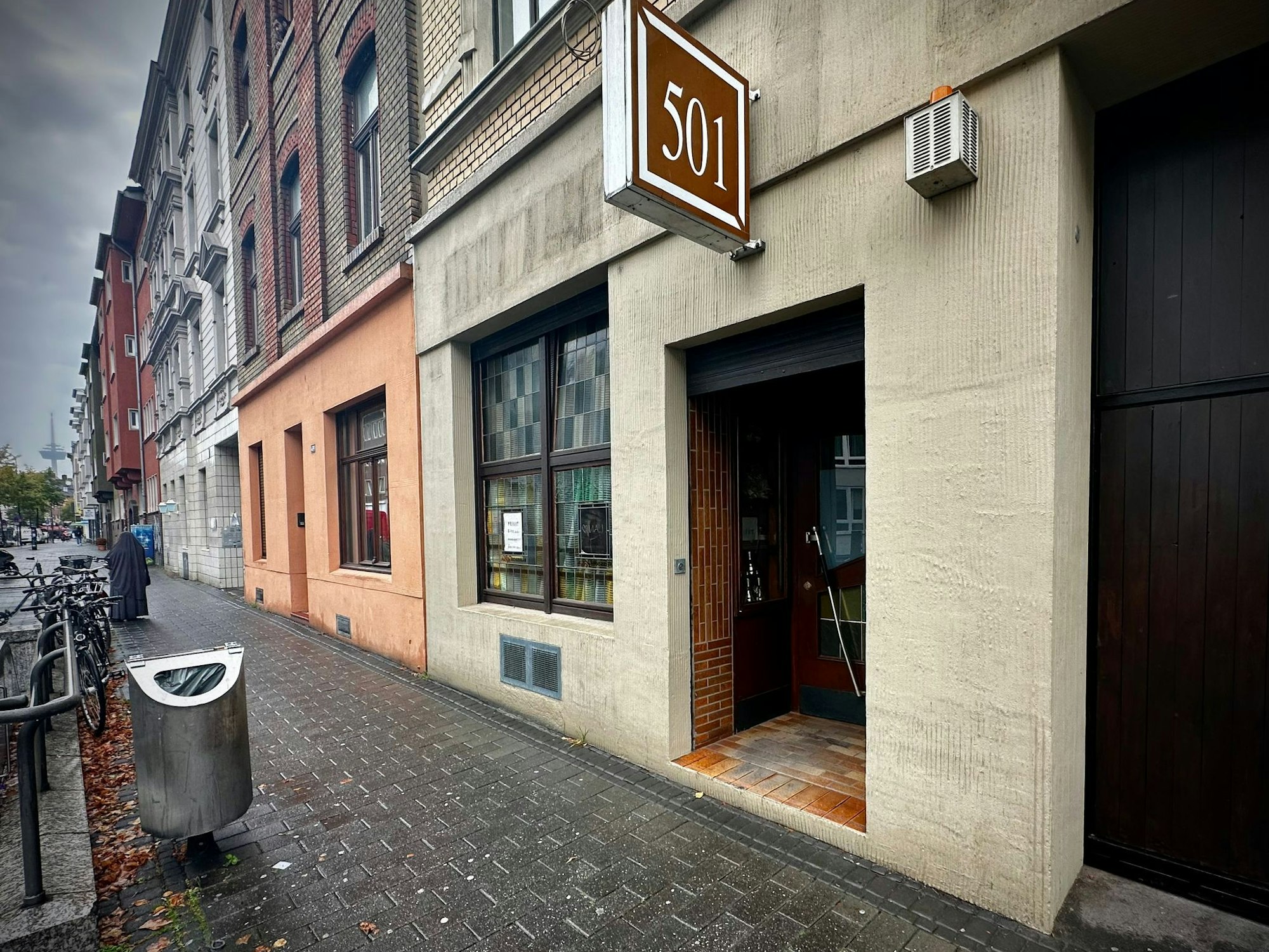 Ein Blick auf die ehemalige Kneipe 501, die heute eine Wohnung ist.