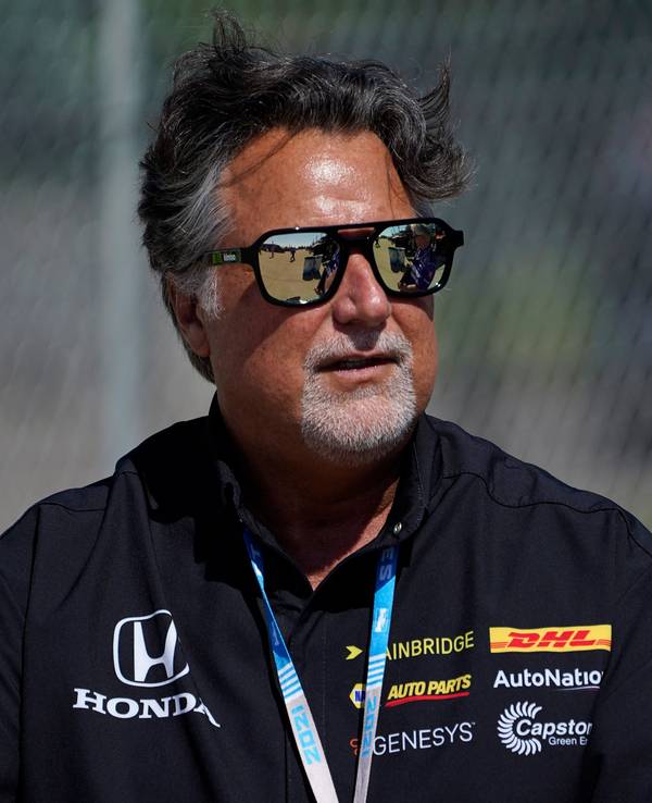 Ex-Rennfahrer Michael Andretti an der Strecke in Detroit.