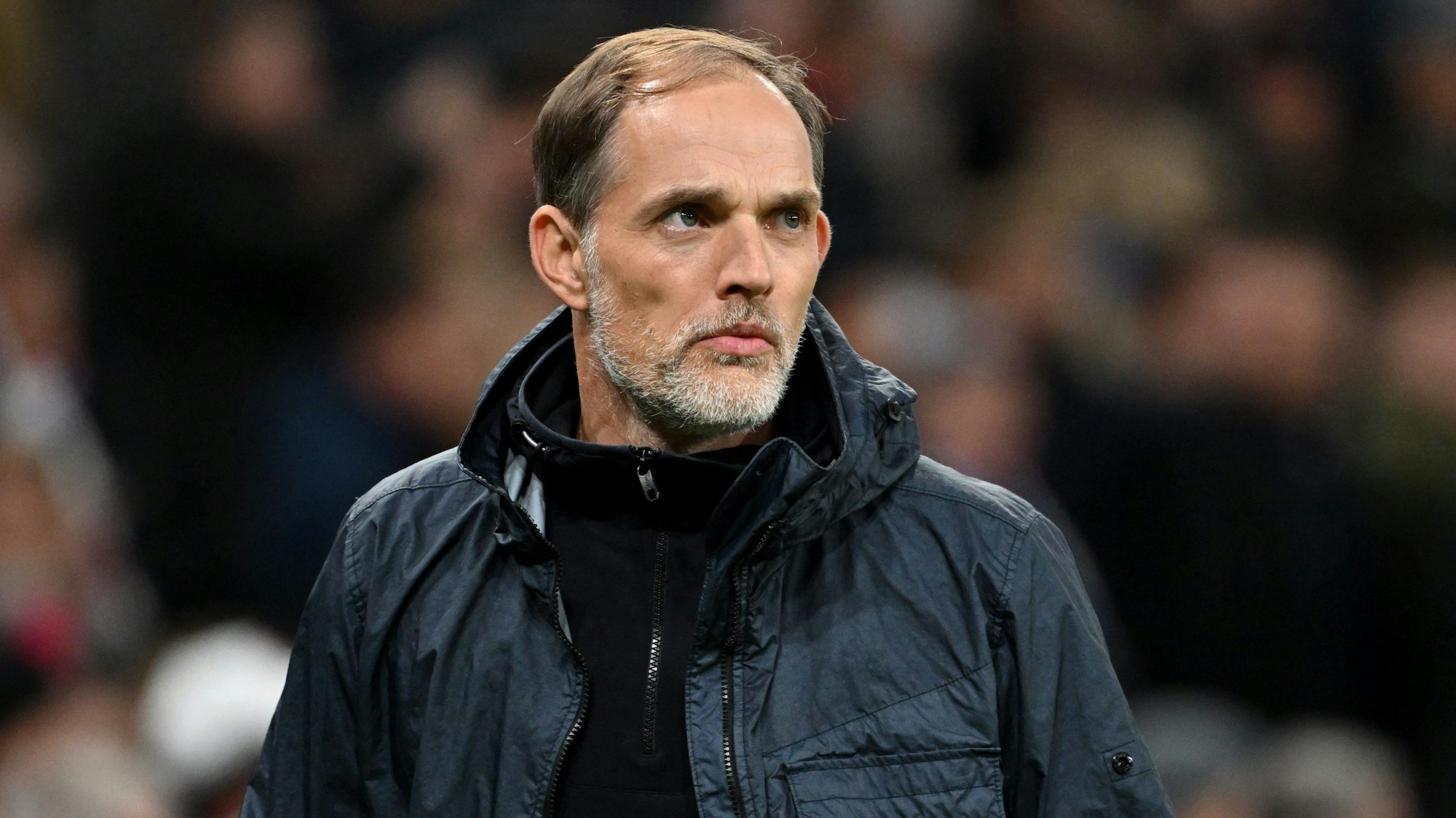Thomas Tuchel guckt skeptisch.