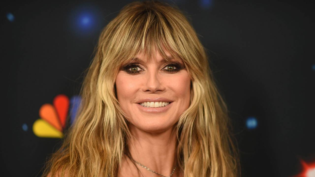 Heidi Klum kommt zur Live-Übertragung der 18. Staffel von „America's Got Talent“.