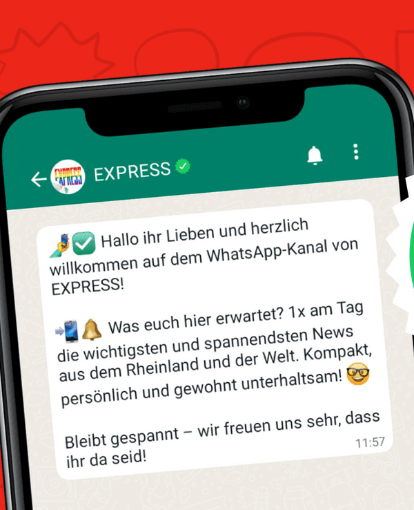 Der EXPRESS auf WhatsApp: Folgt unserem neuen Kanal.