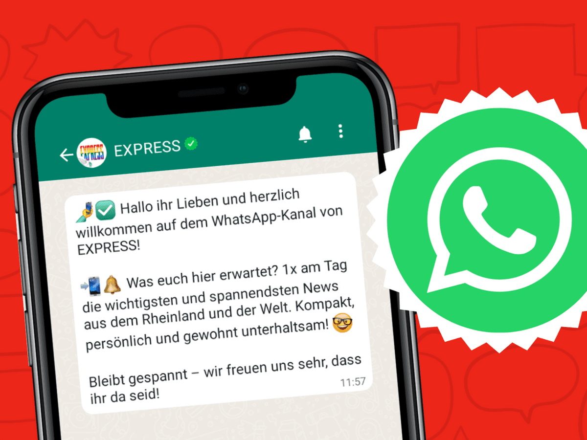 Der EXPRESS auf WhatsApp: Folgt unserem neuen Kanal.