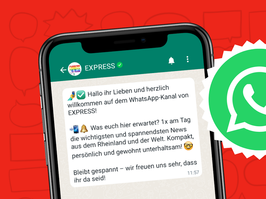 Der EXPRESS auf WhatsApp: Folgt unserem neuen Kanal.