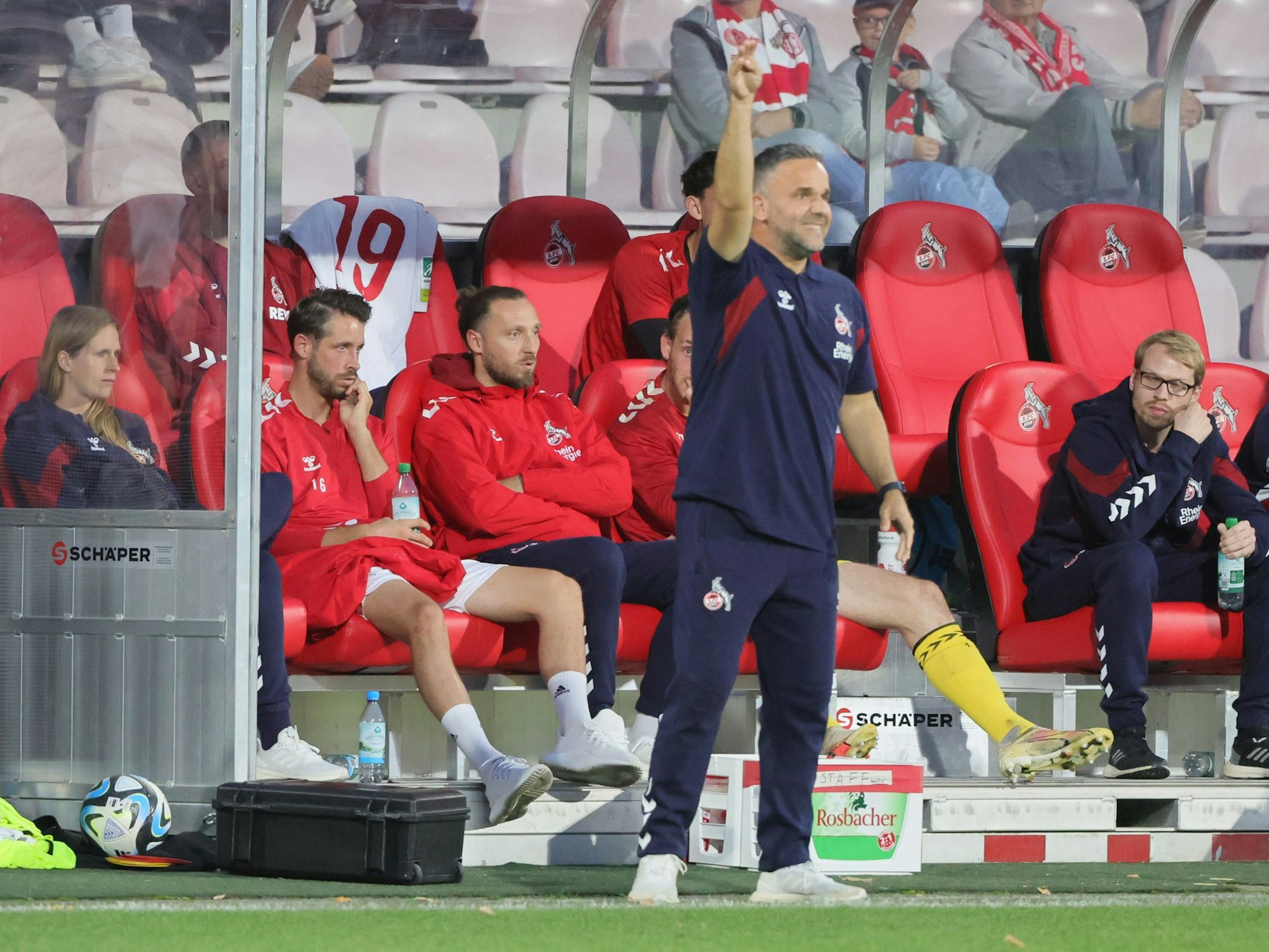 Evangelos Sbonias beim Spiel gegen Wegberg-Beeck.