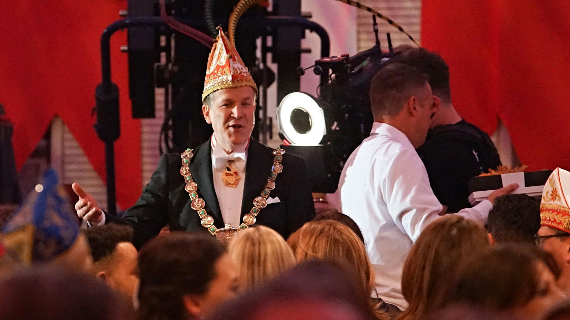 Christoph Kuckelkorn bei der Prinzenproklamation.