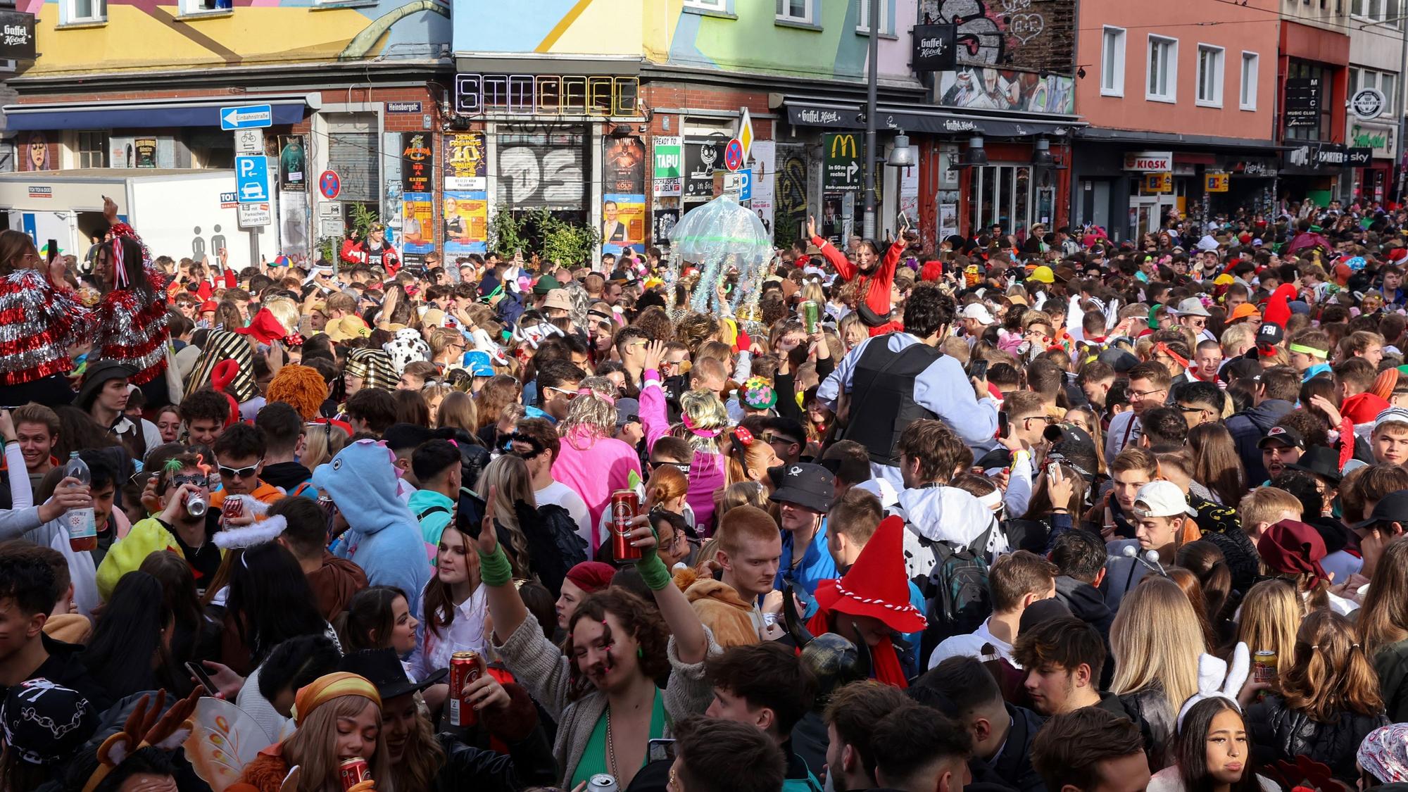 Sessionsauftakt Kölner Karneval am 11.11.2022