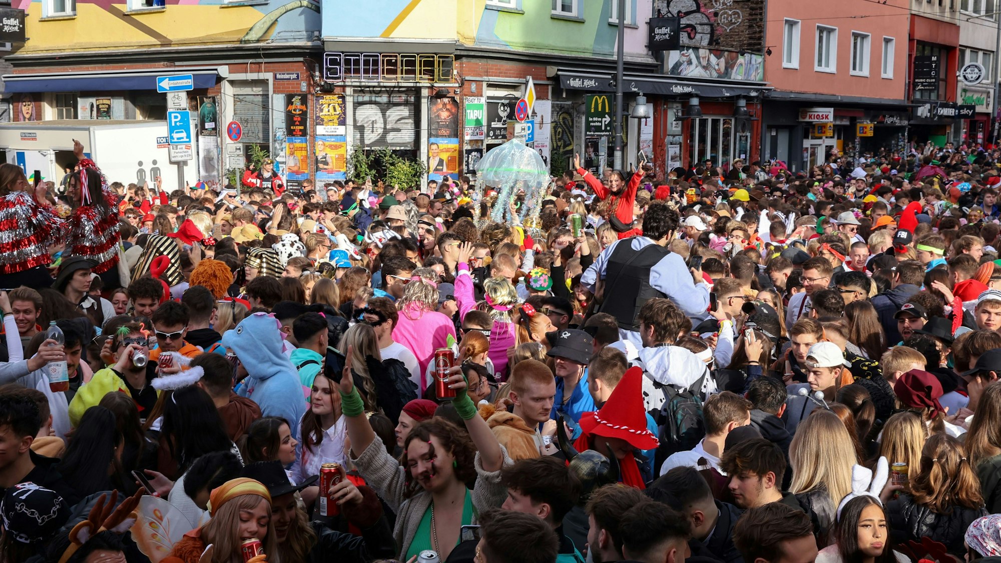 Sessionsauftakt Kölner Karneval am 11.11.2022