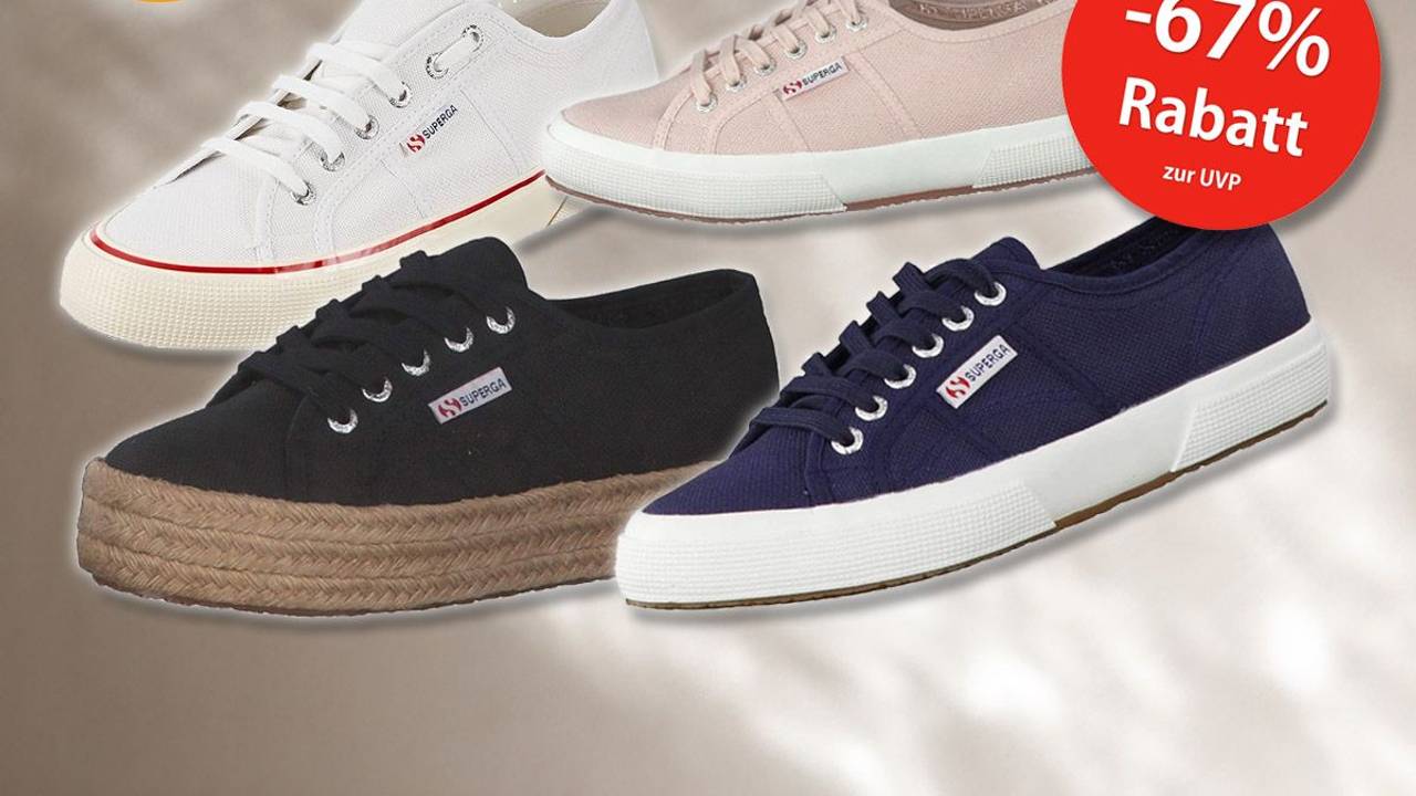 Superga Sneaker in verschiedenen Farben.