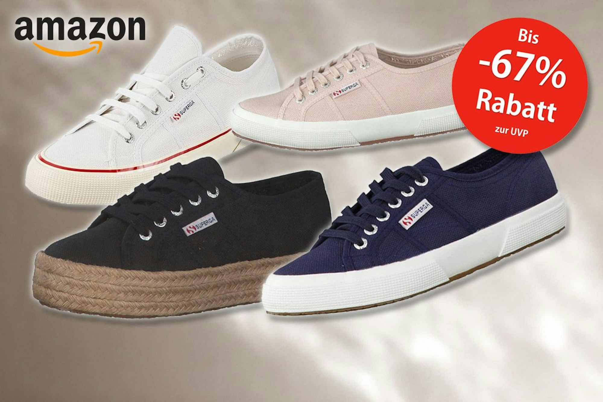 Superga Sneaker in verschiedenen Farben.