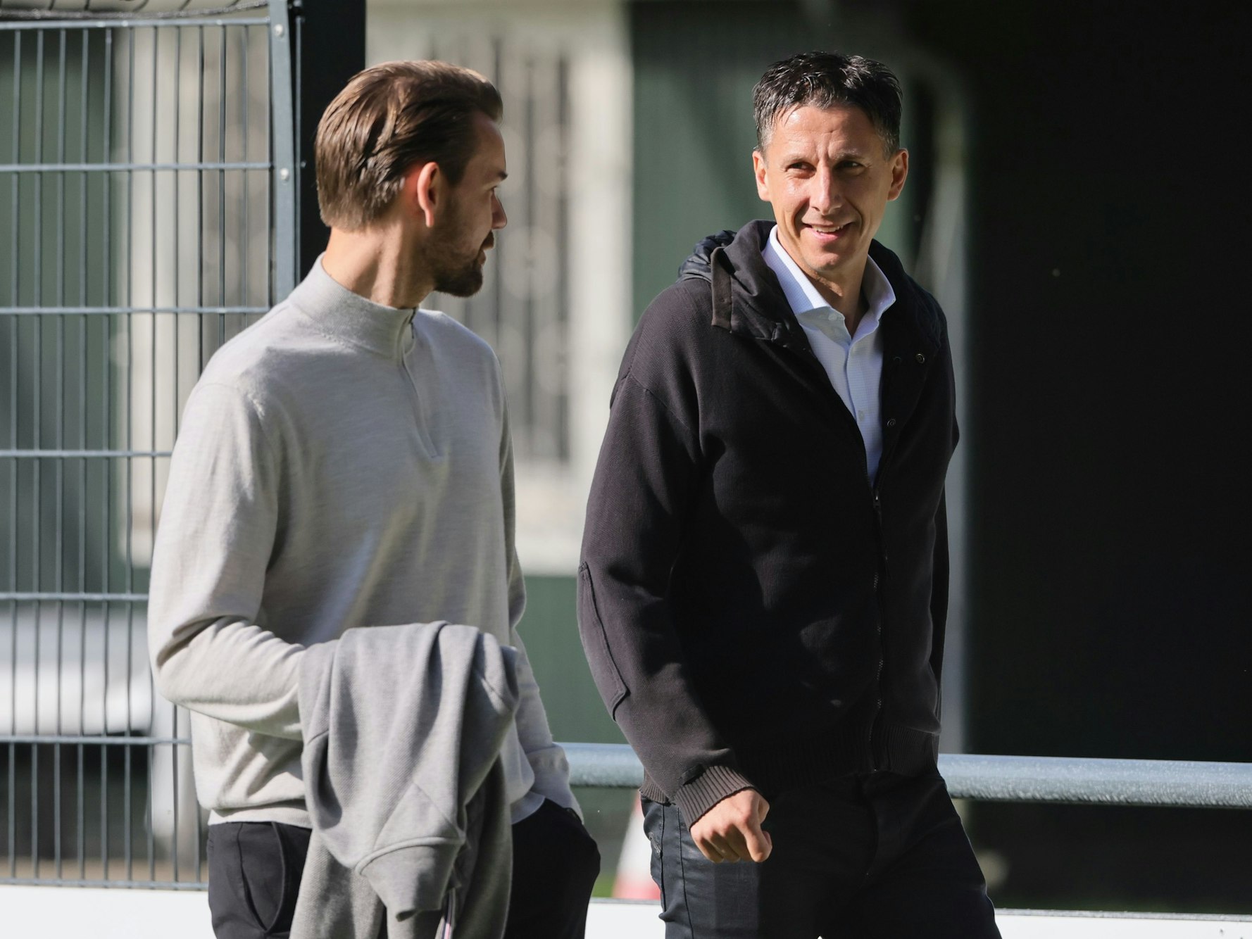 Thomas Kessler und Christian Keller vom 1. FC Köln.