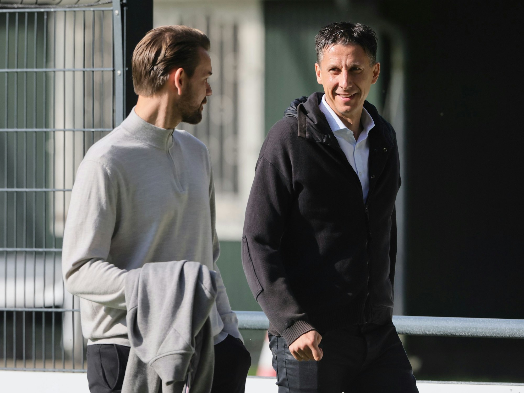 Thomas Kessler und Christian Keller vom 1. FC Köln.