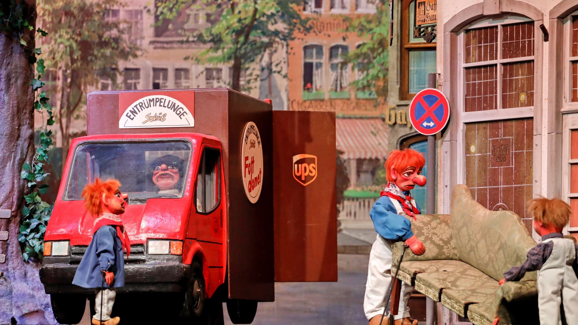 Szene aus dem Hänneschen-Theater.