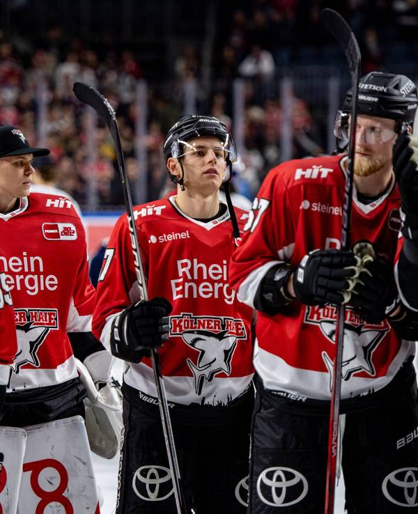 Die Kölner Haie sind nach der DEL-Niederlage gegen RB München frustriert.