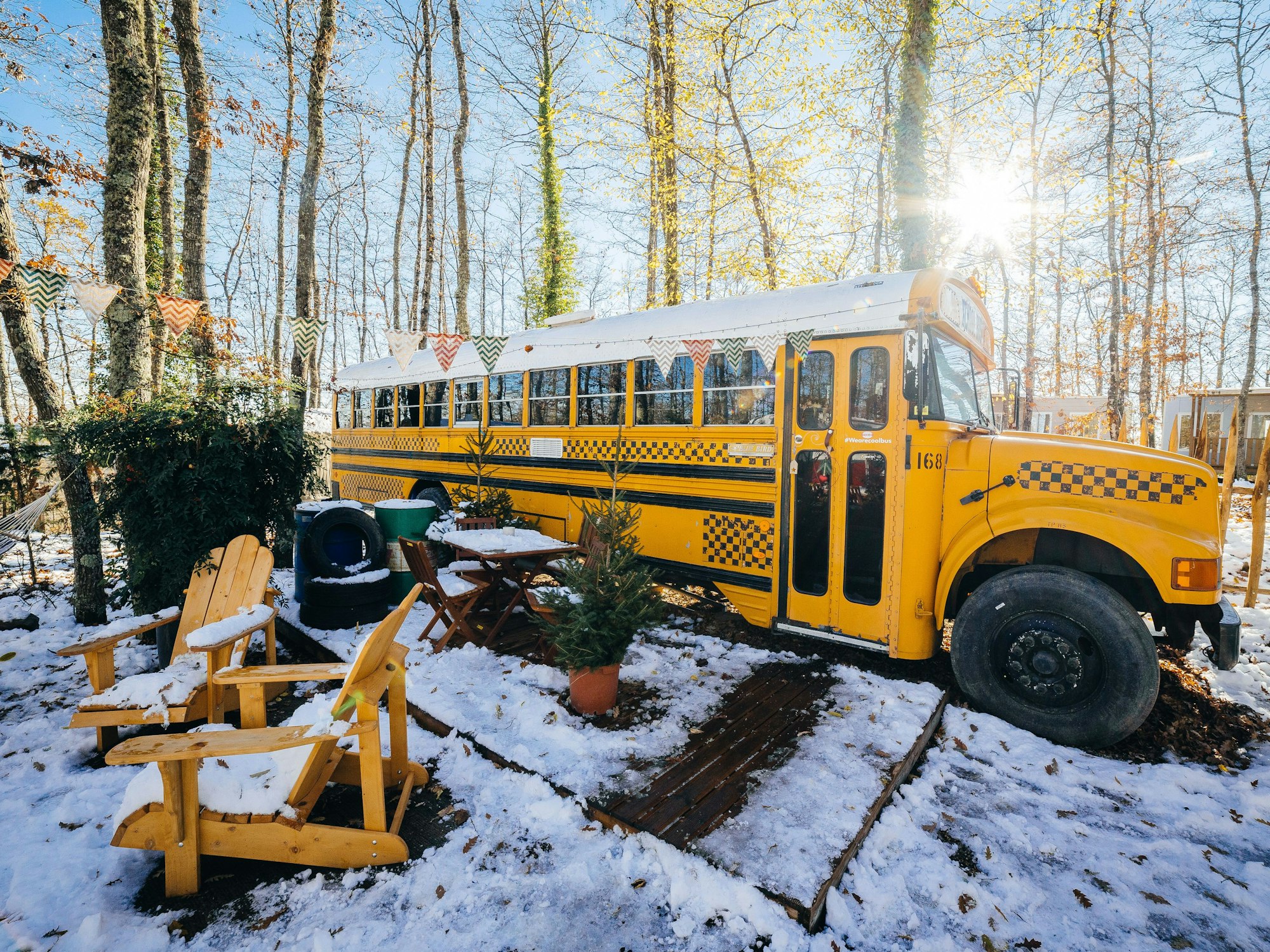 Winterglamping in Chianti in Italien