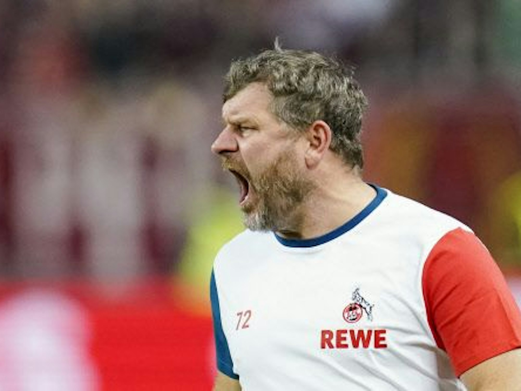 Steffen Baumgart (1. FC Köln) beim Pokal-Spiel in Kaiserslautern.