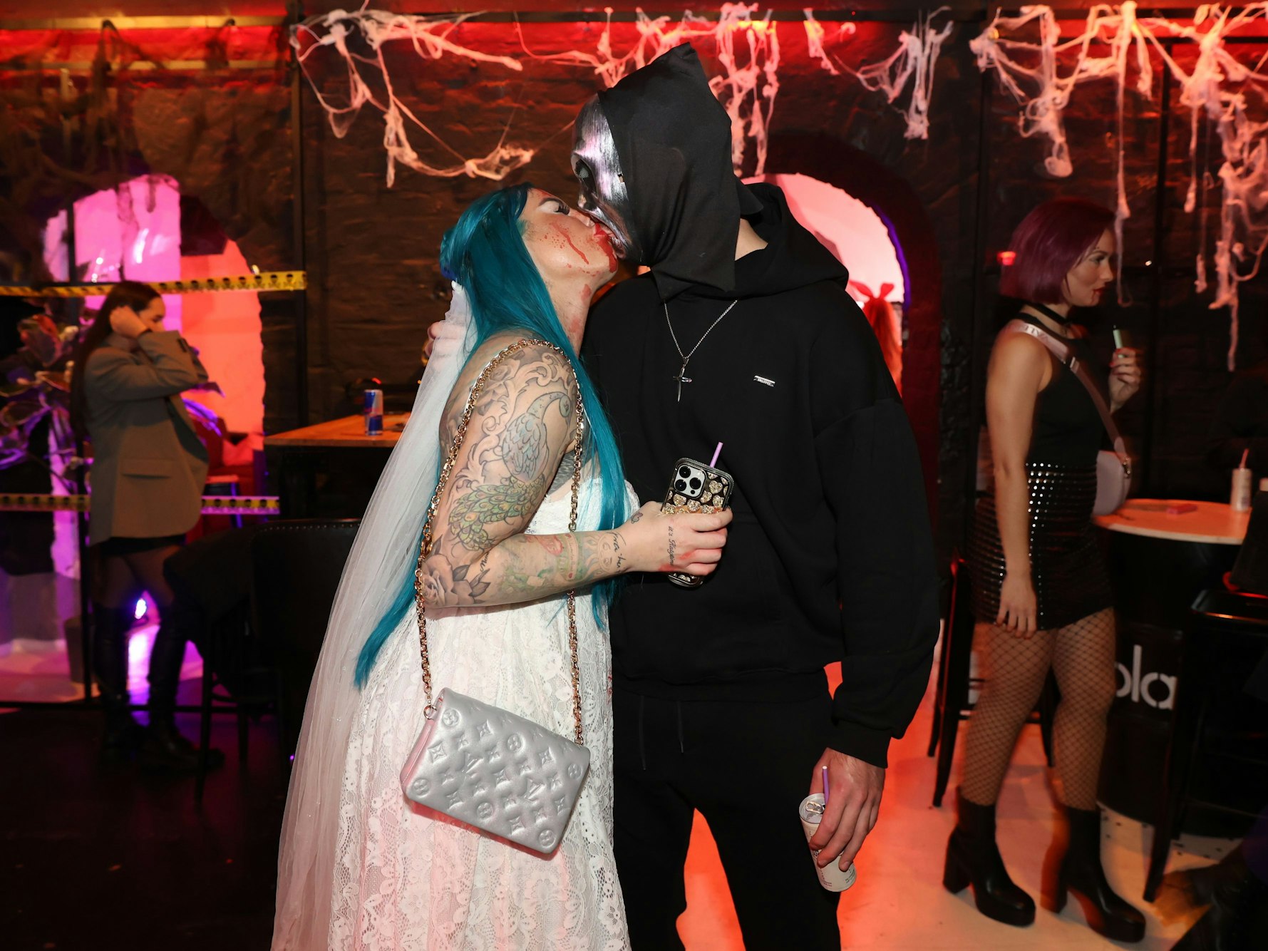 Hollywood Haunts – Halloween-Party: Kate Merlan und Jakub Merlan-Jarecki.