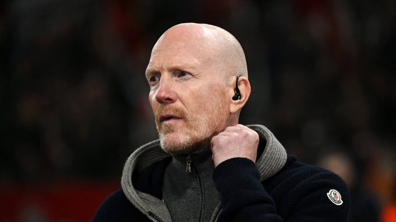 Matthias Sammer, ehemaliger Fußballer, ist als Experte im Stadion.