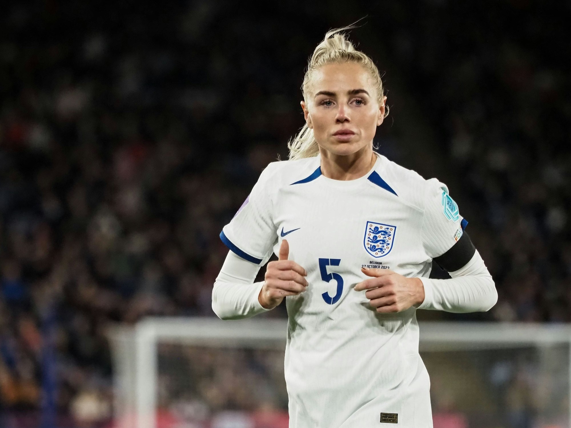 England-Spielerin Alex Greenwood in Aktion