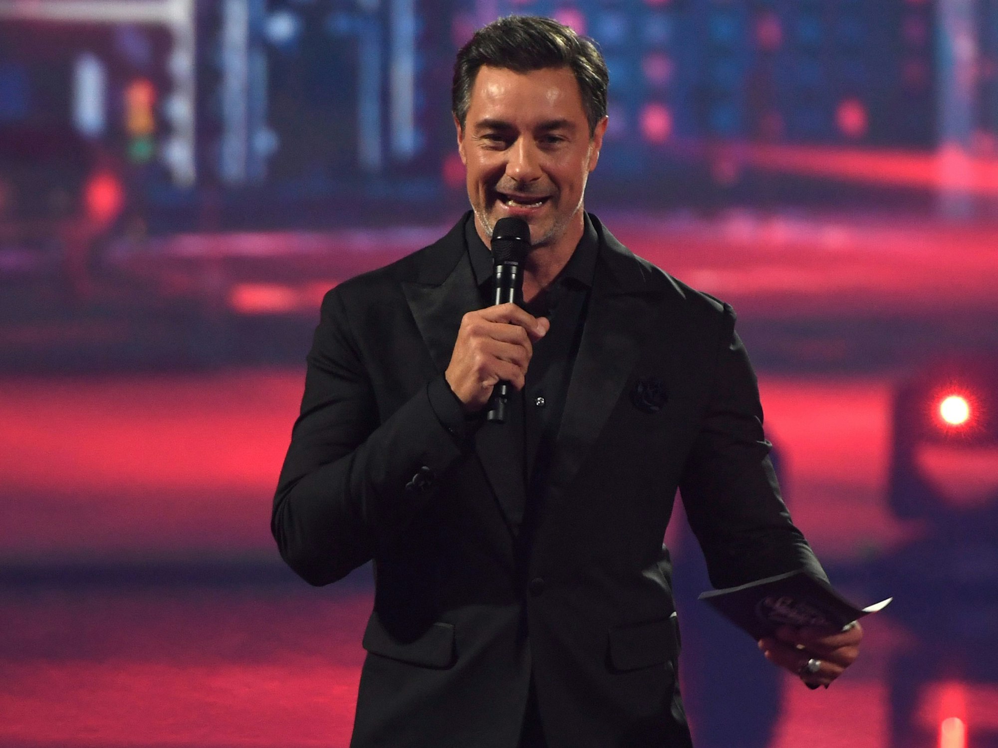 Moderator Marco Schreyl führt bei der TV-Sendung „Deutschland sucht den Superstar“ durch den Abend.