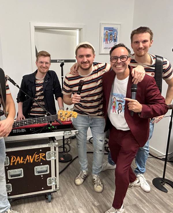 Palaver zusammen mit Till Quitmann.