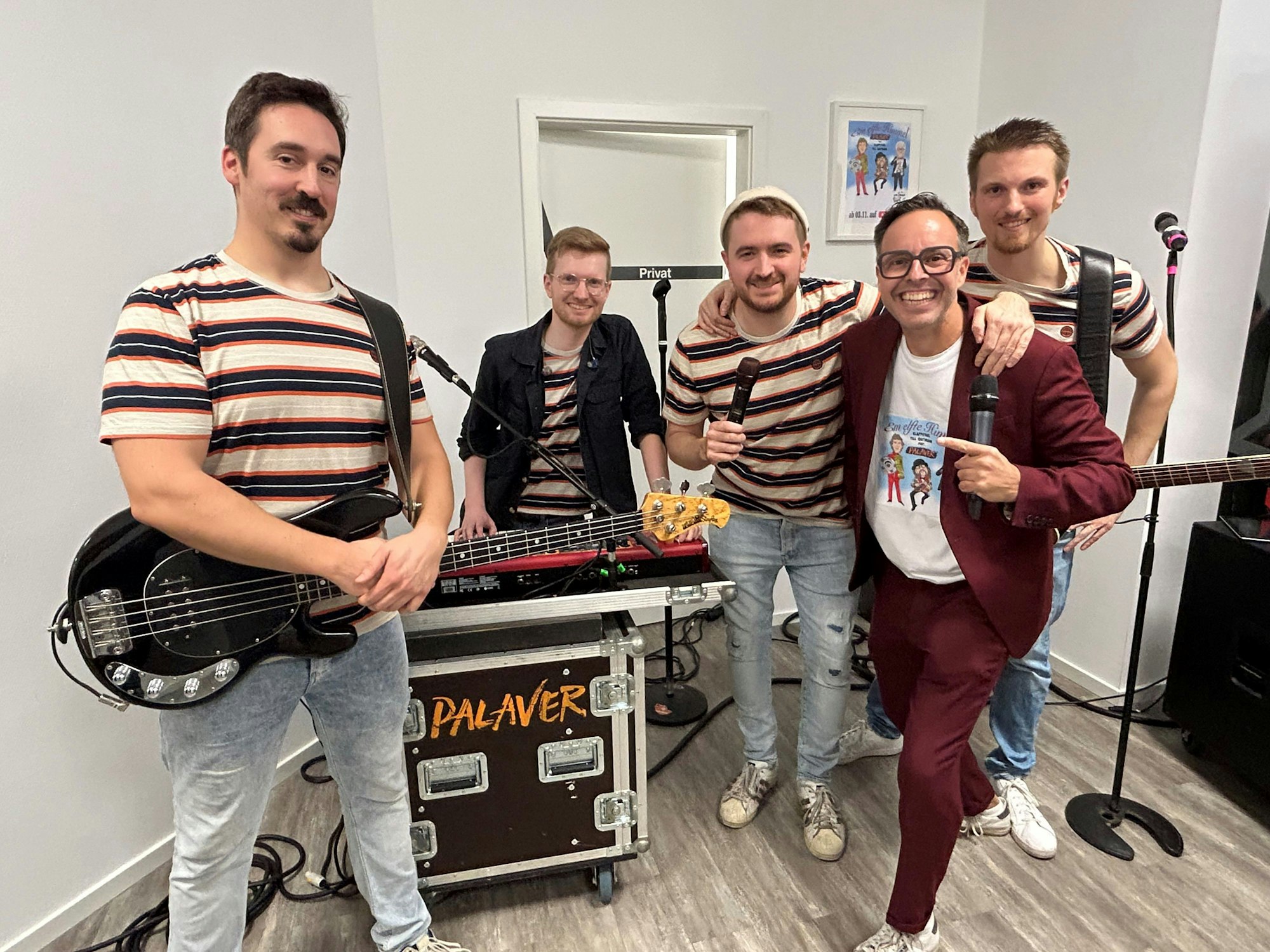 Palaver zusammen mit Till Quitmann.