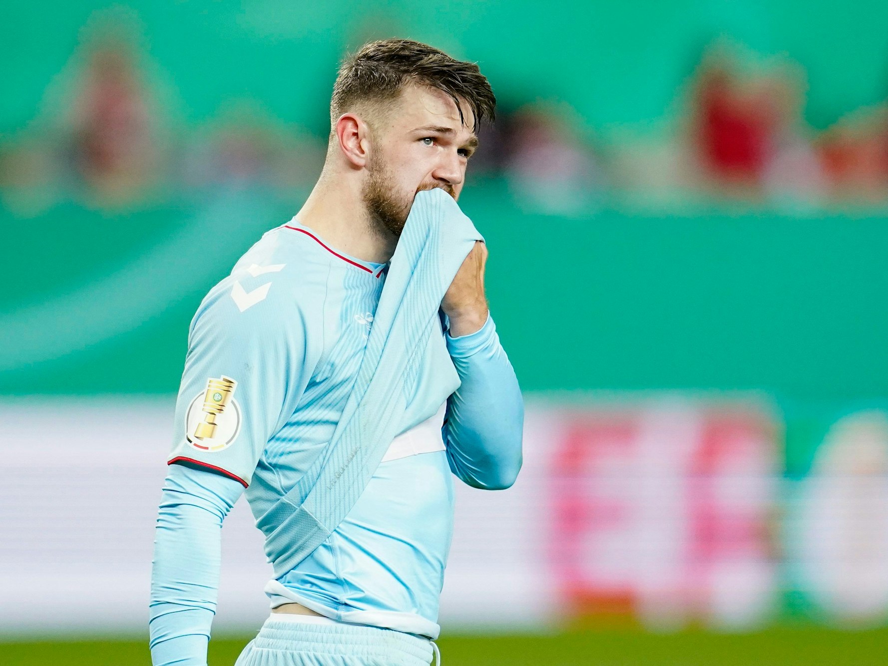 Kölns Jan Thielmann nach dem Spiel in Kaiserslautern.