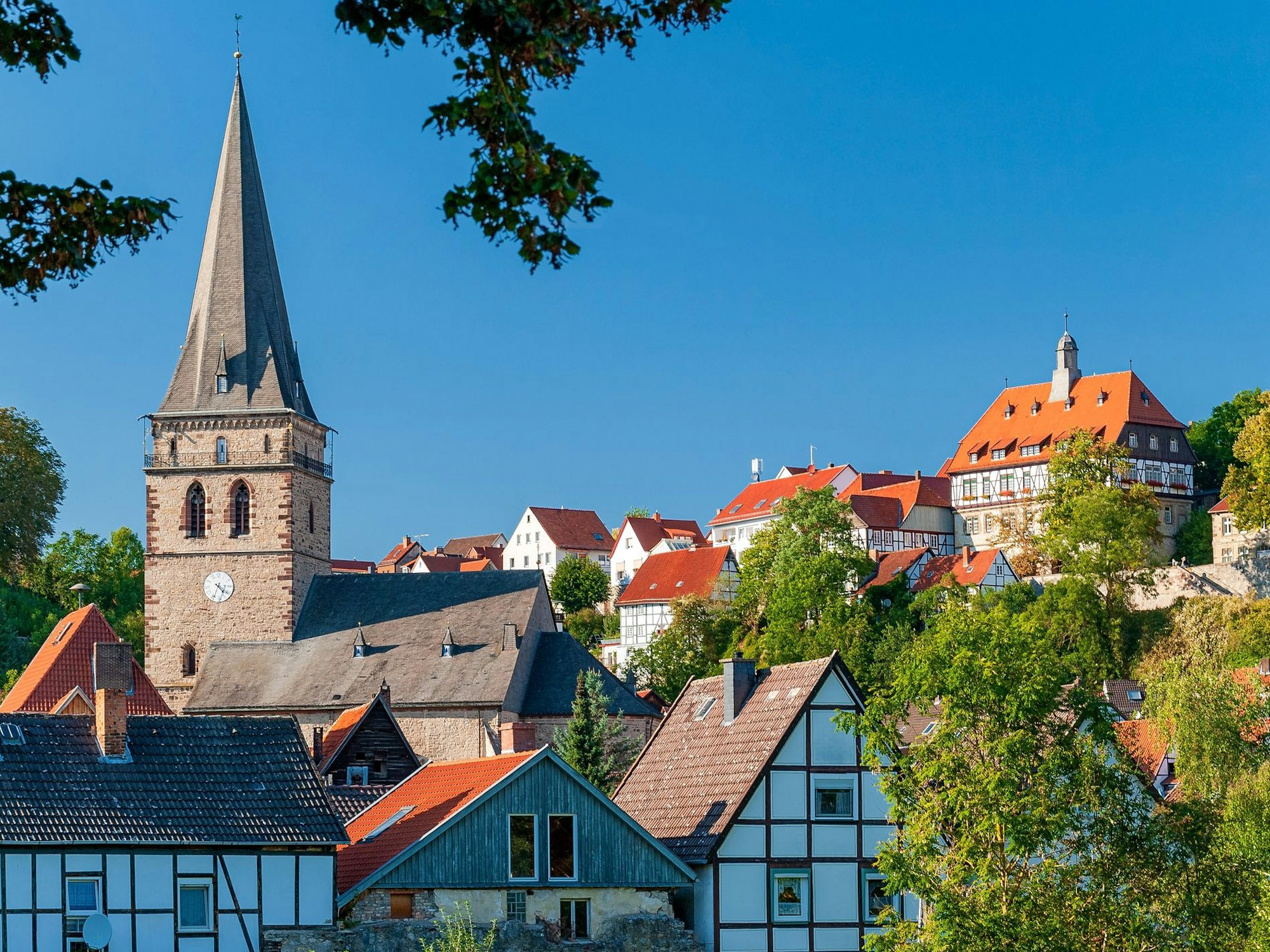 Blick über die Altstadt von Warburg.