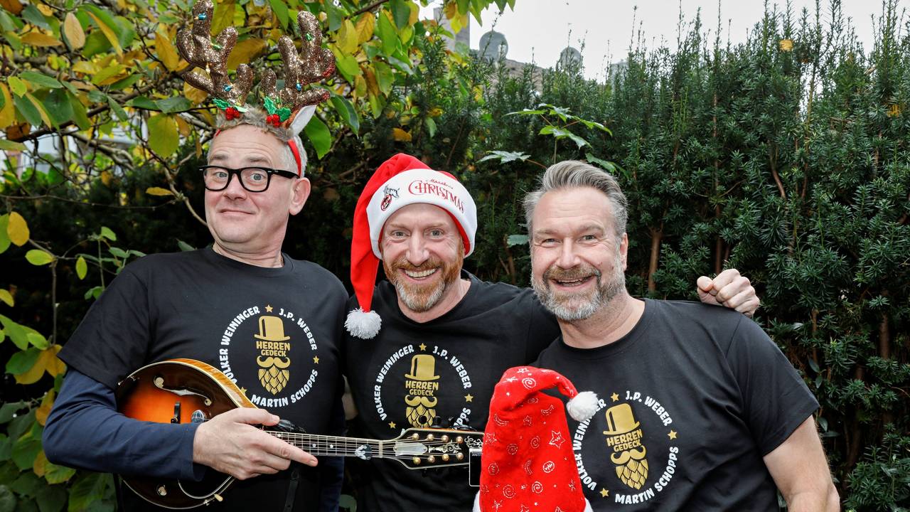JP Weber, Martin Schopps und Volker Weininger vom Herrengedeck.