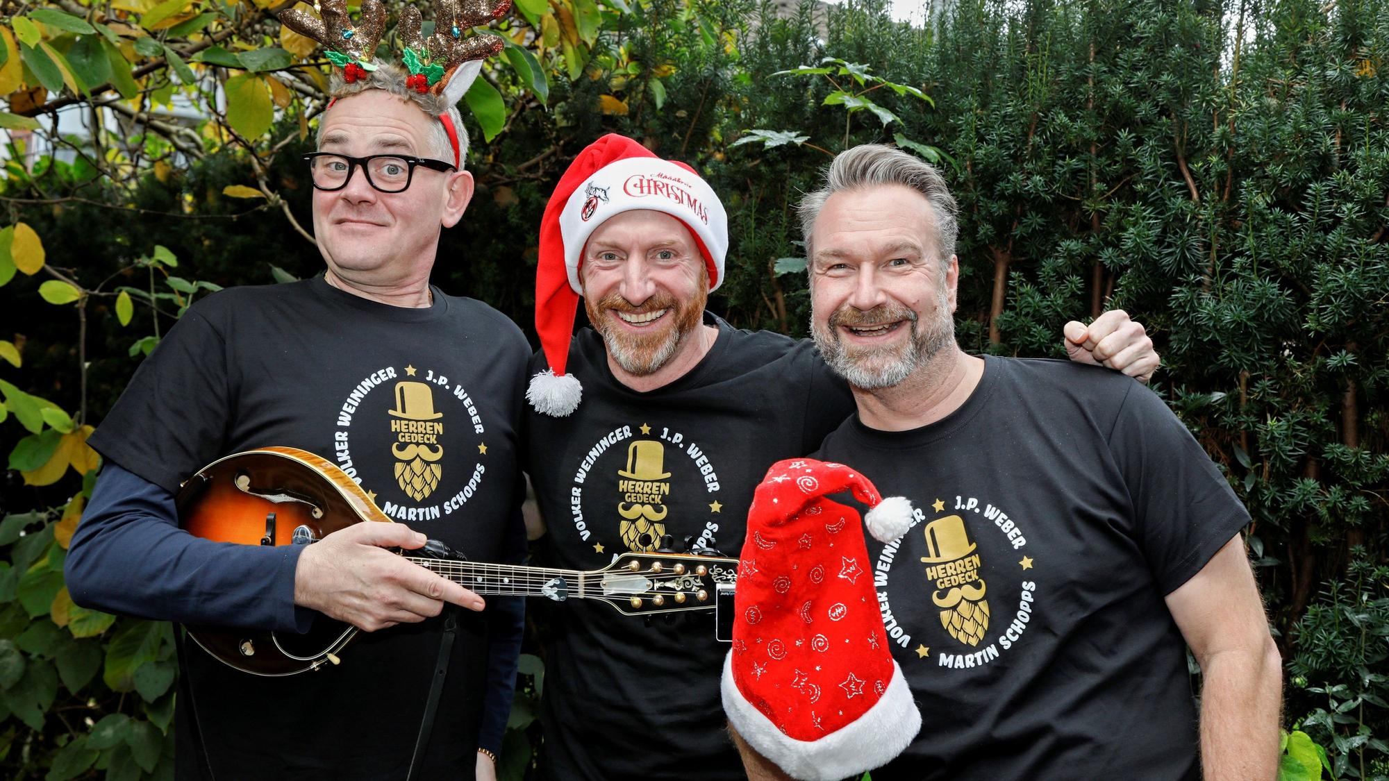 JP Weber, Martin Schopps und Volker Weininger vom Herrengedeck.