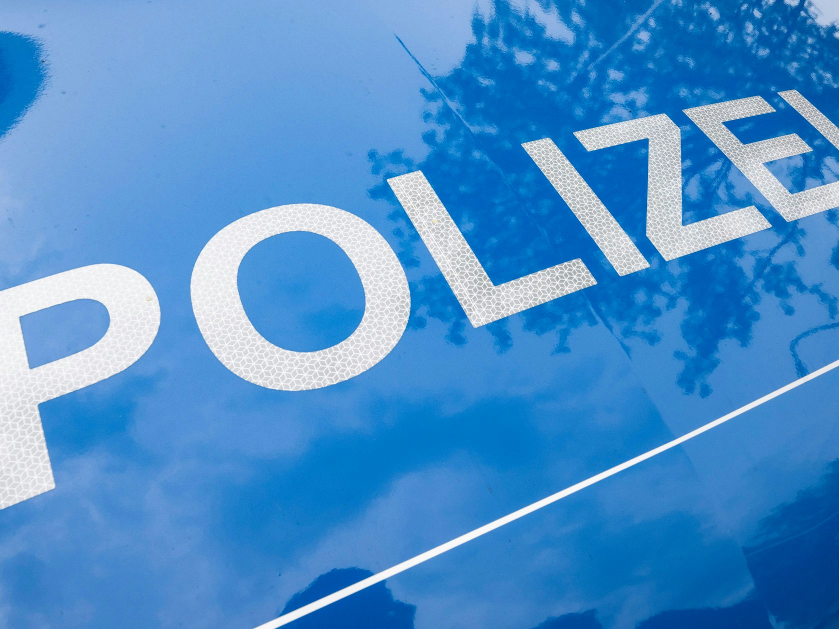 Ein Polizeiauto (Symbolbild).