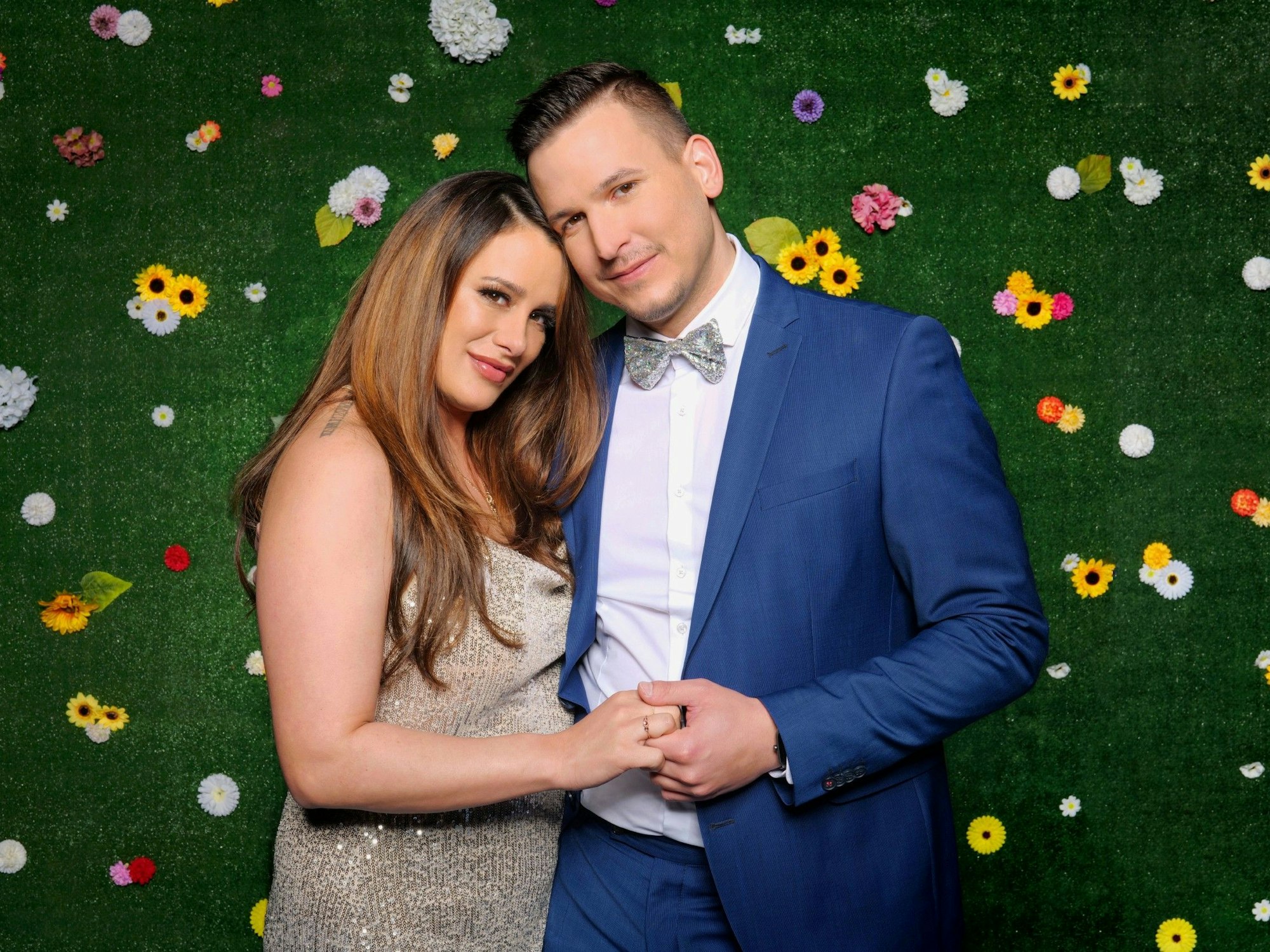 Justine und Arben beim Sommerhaus der Stars 2023, Foto: RTL