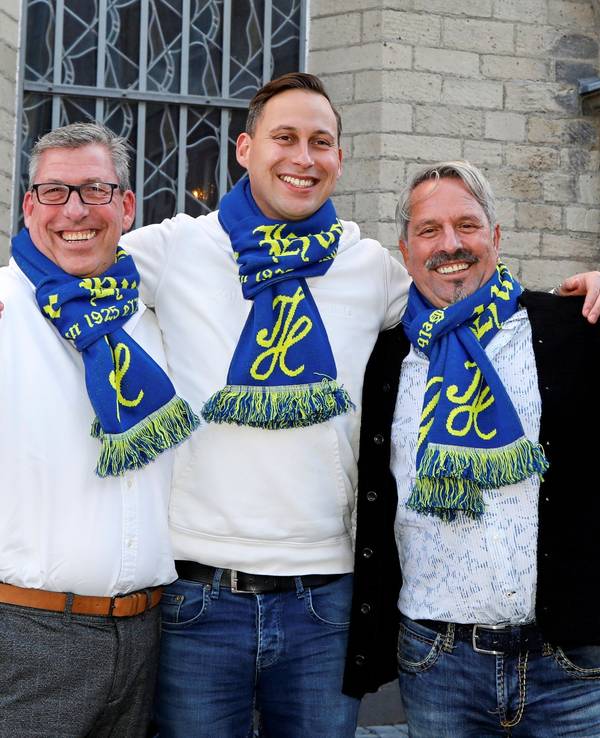 Das Kölner Dreigestirn mit Friedrich, Sascha und Werner Klupsch.