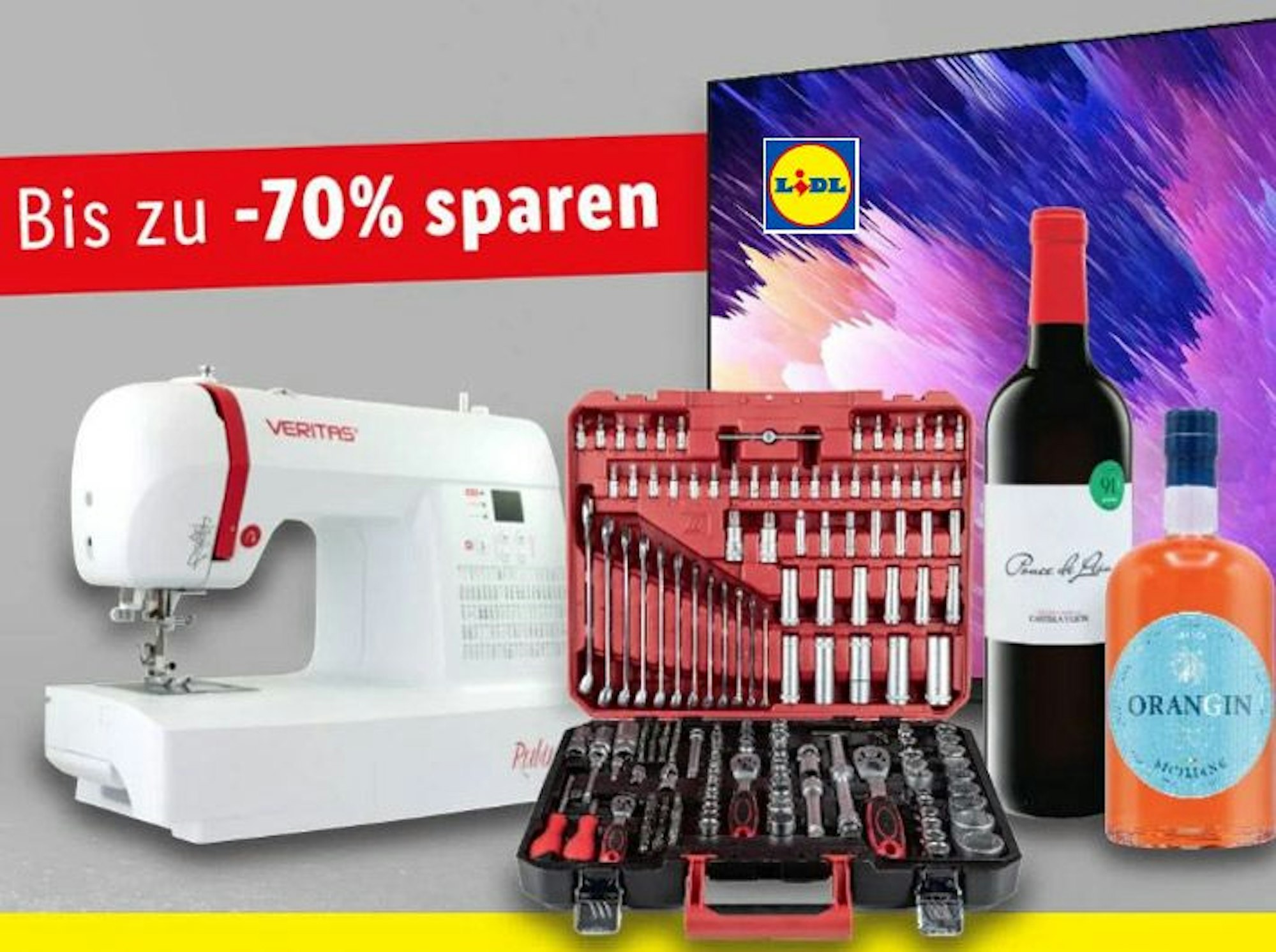 Auf dem Bild sind Singles Days Angebote von Lidl zu sehen.