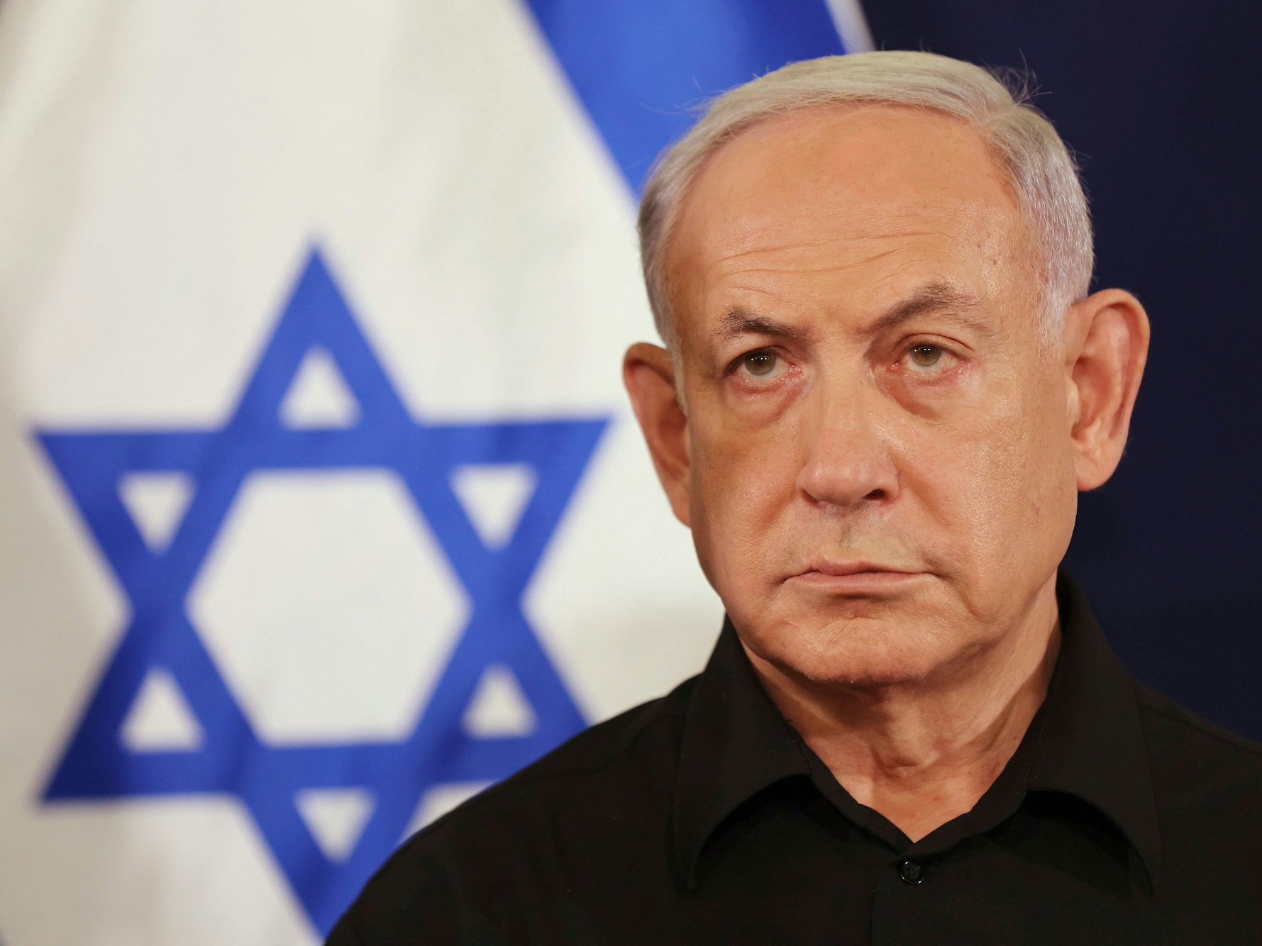 Benjamin Netanjahu, Ministerpräsident von Israel, hier auf einem Foto vom 29.10.2023, gab am 11.11.2023 bekannt: Von Hamas-Chef Jihia al-Sinwar „bis zum letzten Terroristen“ seien alle tot.