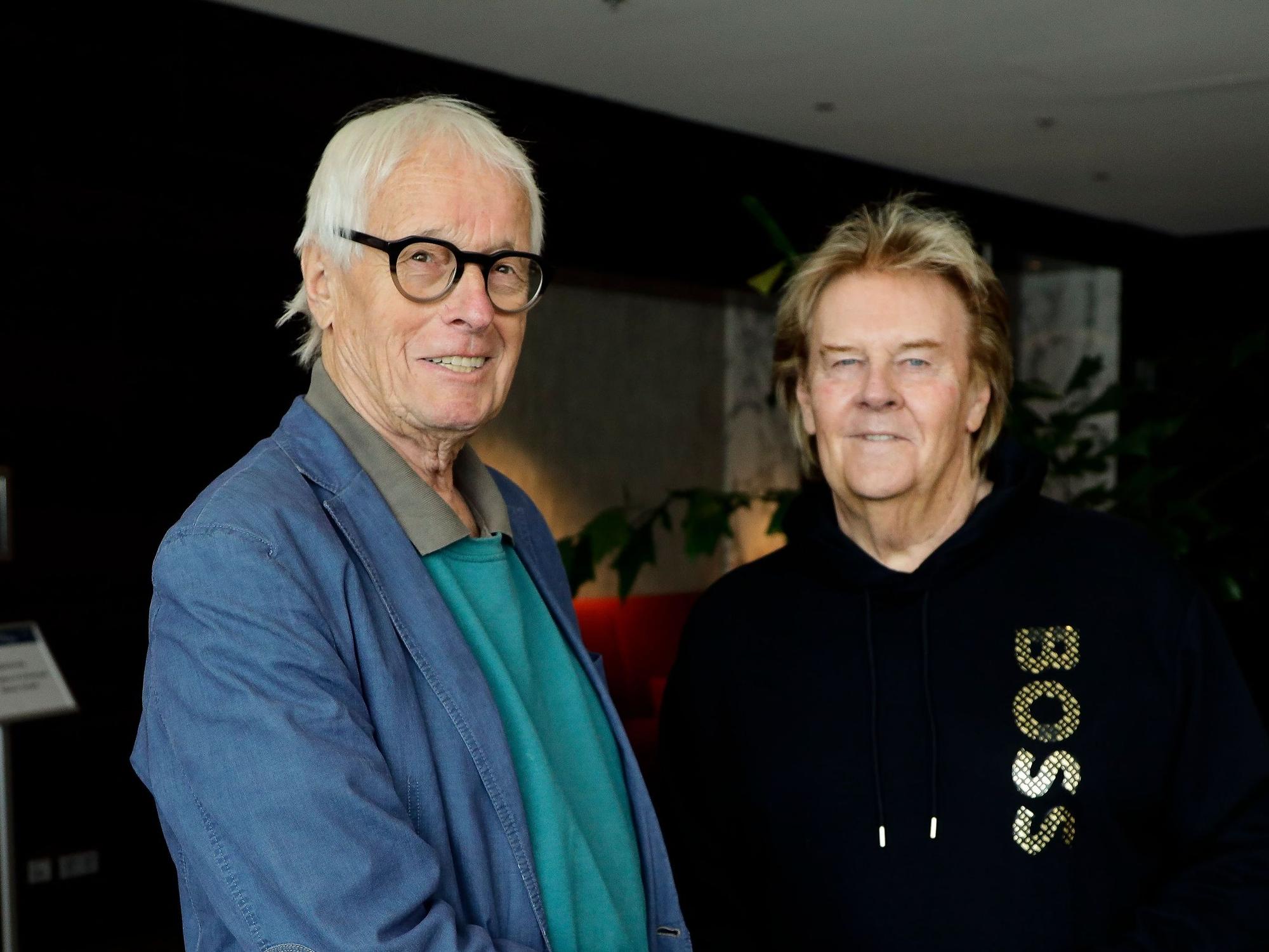 Howard Carpendale im Gespräch mit Horst Stellmacher im Dorint Hotel am Heumarkt in Köln am 22. September 2023.