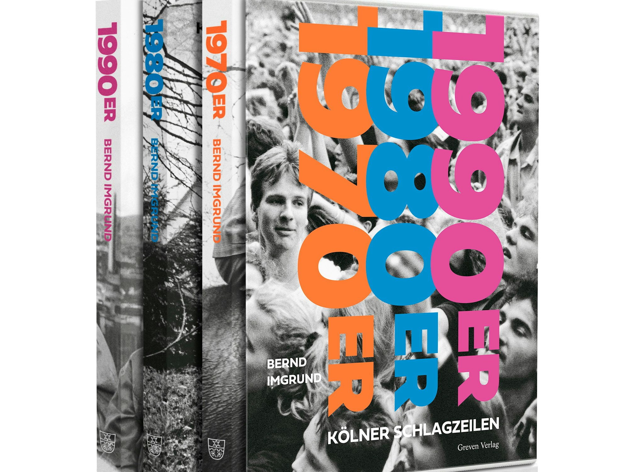 Bücher über drei Jahrzehnte Köln.