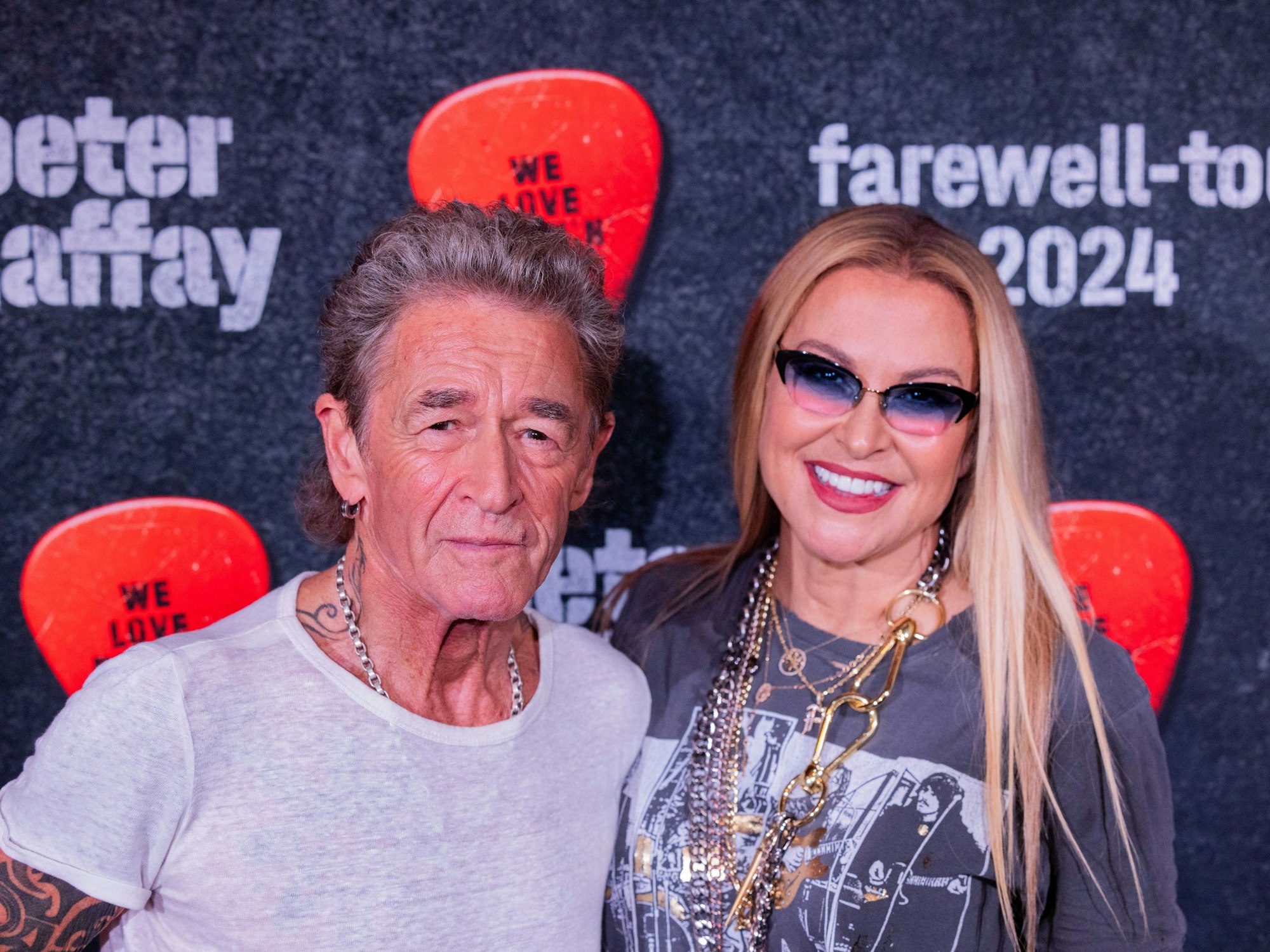 Peter Maffay stellt im Music Store seine letzte große Tour mit dem Namen „Farewell Tour 2024“ (Abschiedstour) zusammen mit Anastacia, US-amerikanische Sängerin, vor.