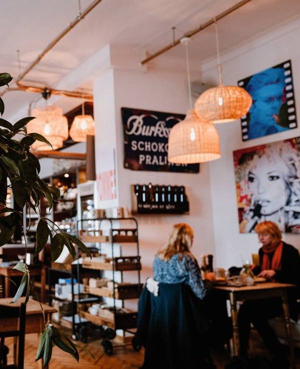 Das Innere des Bistros Matilda au der Zülpicher Straße in Köln-Sülz.