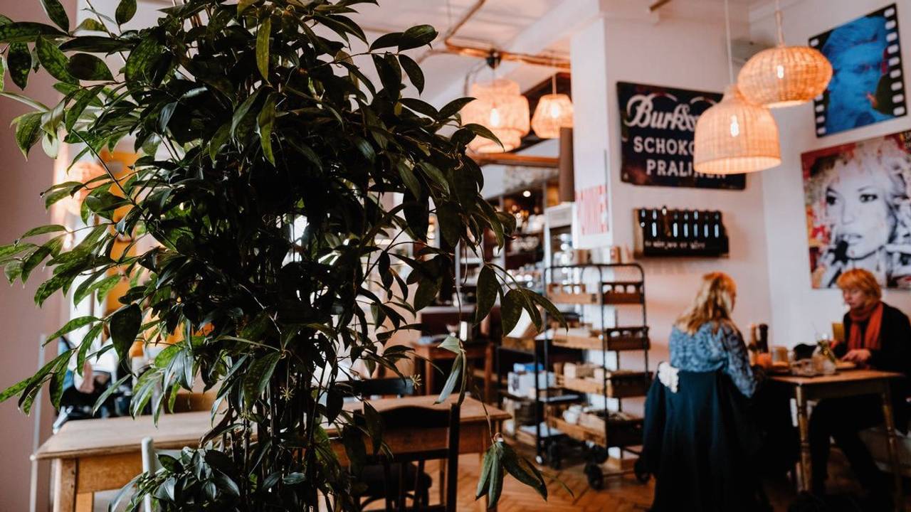 Das Innere des Bistros Matilda au der Zülpicher Straße in Köln-Sülz.