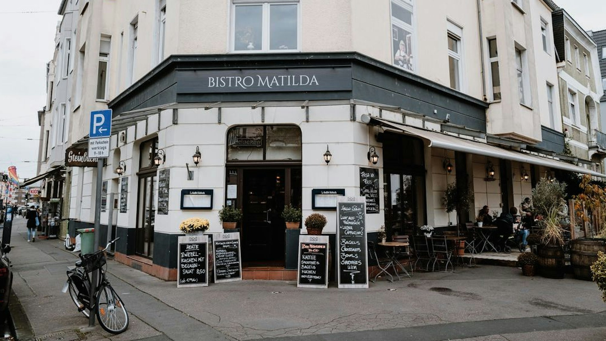 Die Fassade des Bistros Matilda.