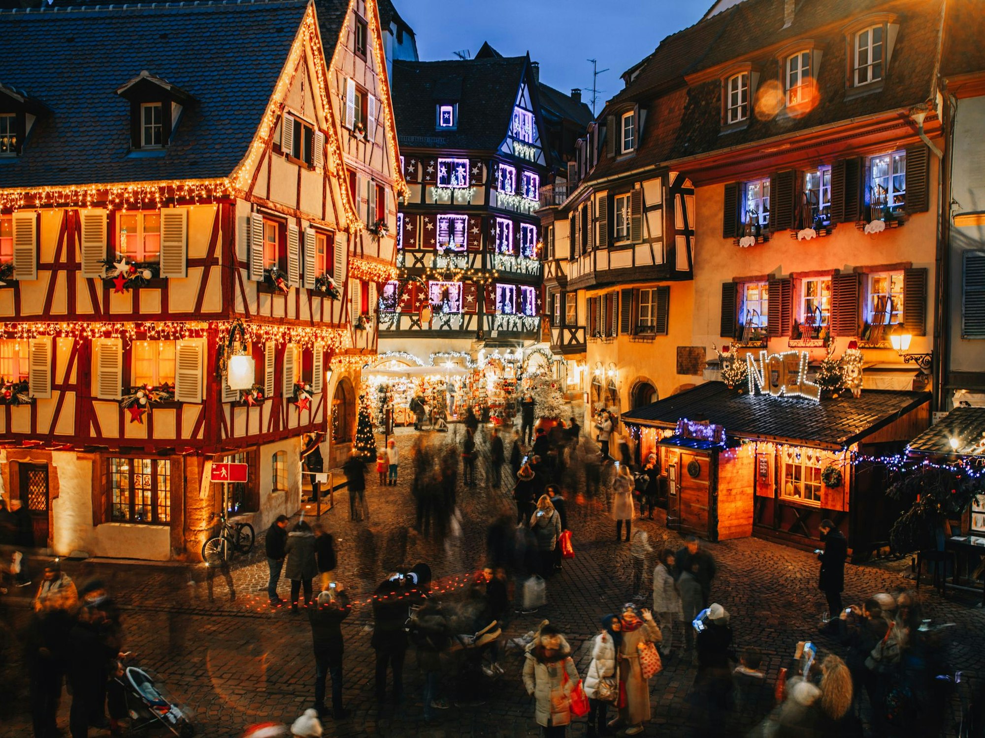 Weihnachtsmarkt in Colmar.