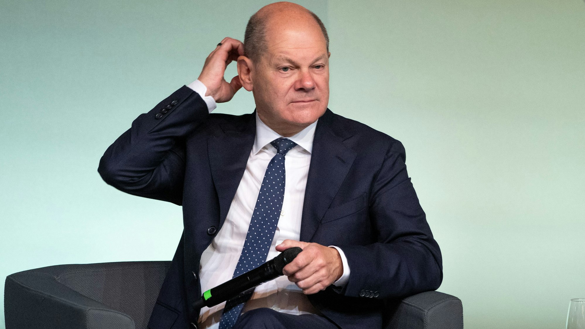 Olaf Scholz bei einer Bundeswehrtagung am 10. November 2023.